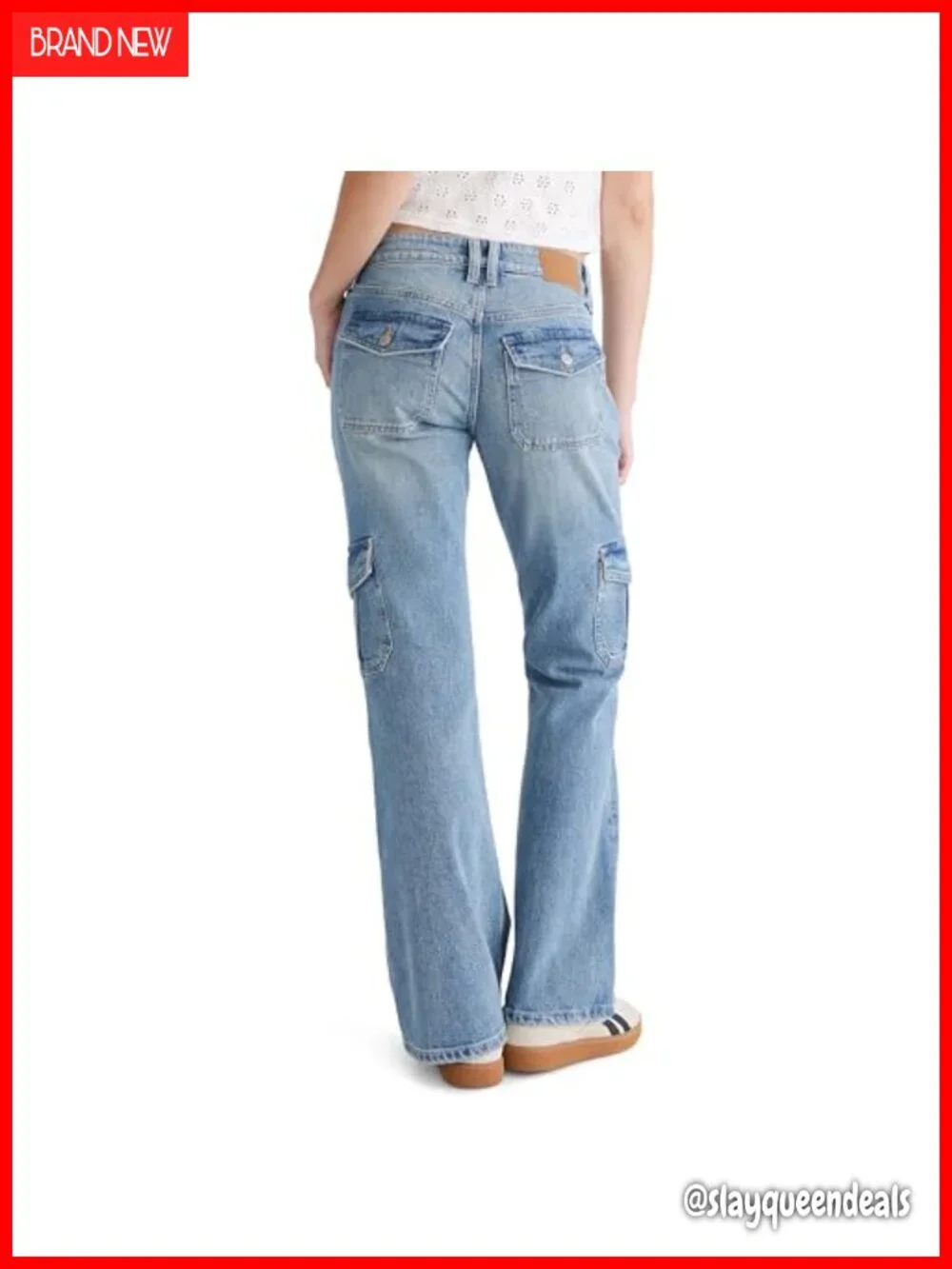 Flare Mid-Rise Cargo Jean - 32 Inseam - Picture 2 of 4